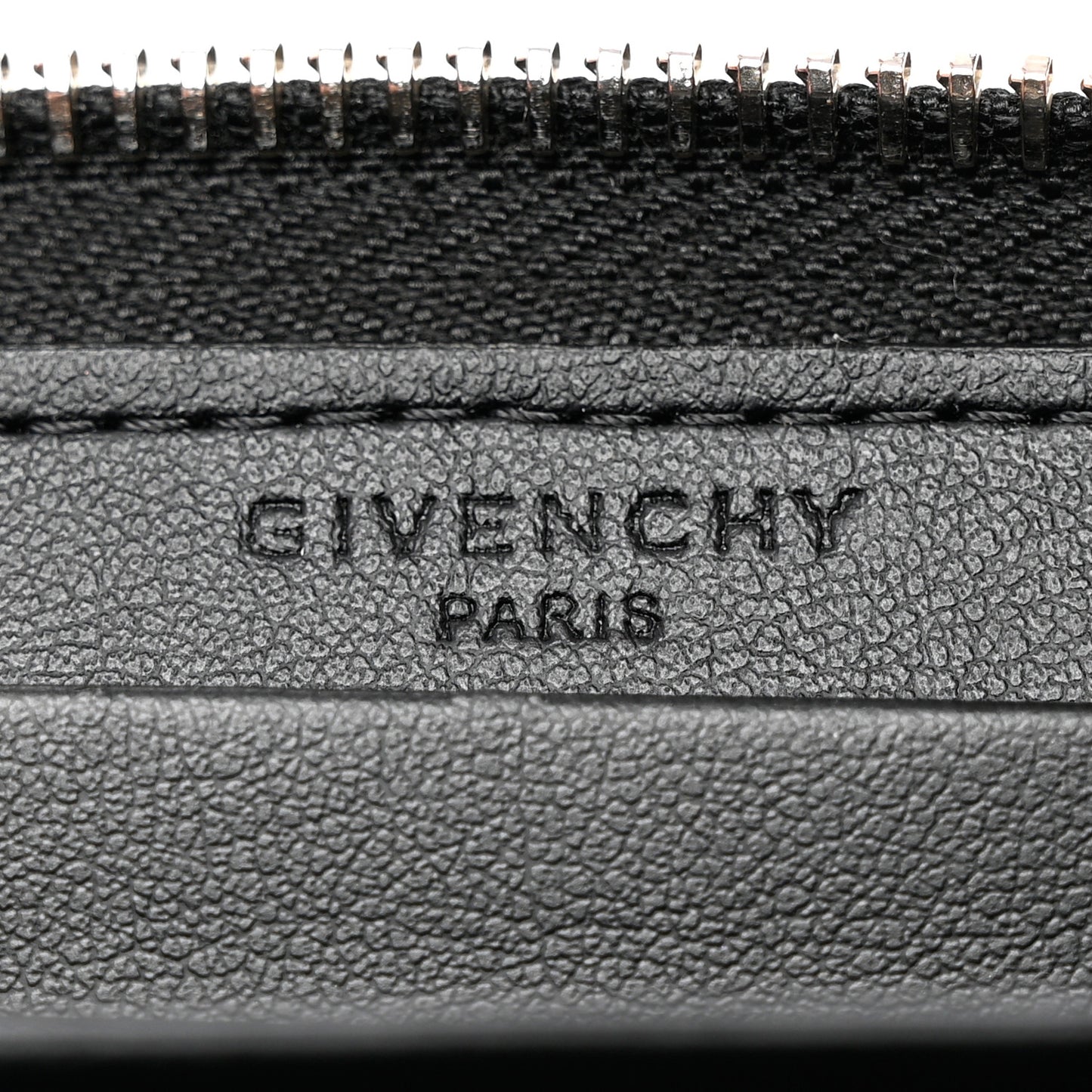 Textured Coated Canvas Iconic Bambi Print Mini Zip Wallet Black