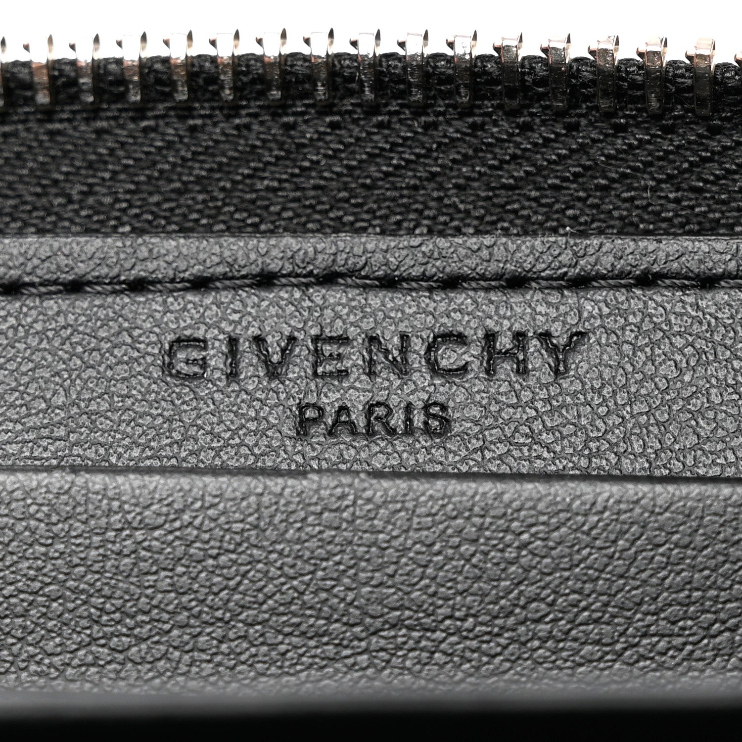 Givenchy Textured Coated Canvas Iconic Bambi Print Mini Zip Wallet Black 6 of 17