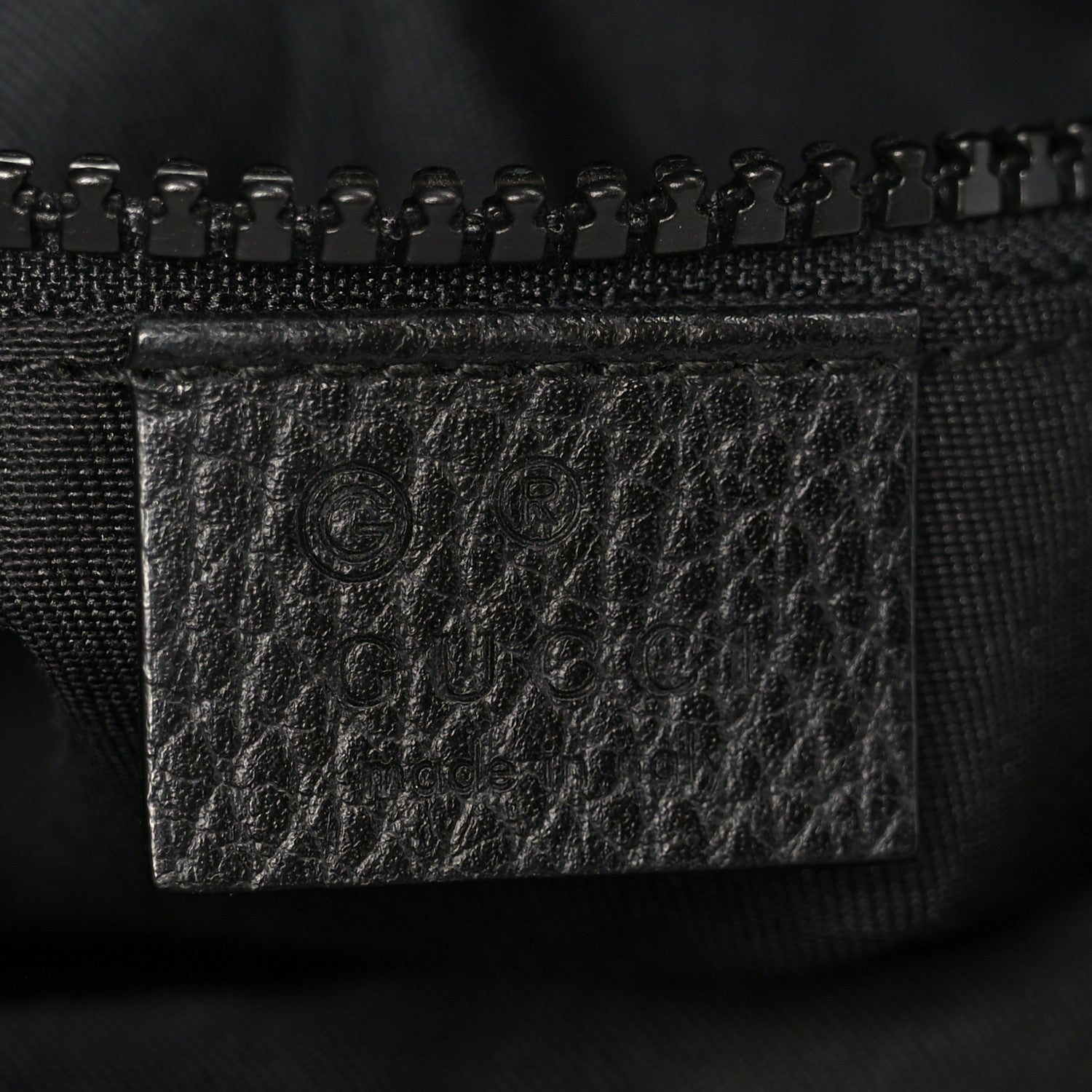 Gucci Nylon Monogram Mini Flat Messenger Bag Black 6 of 11