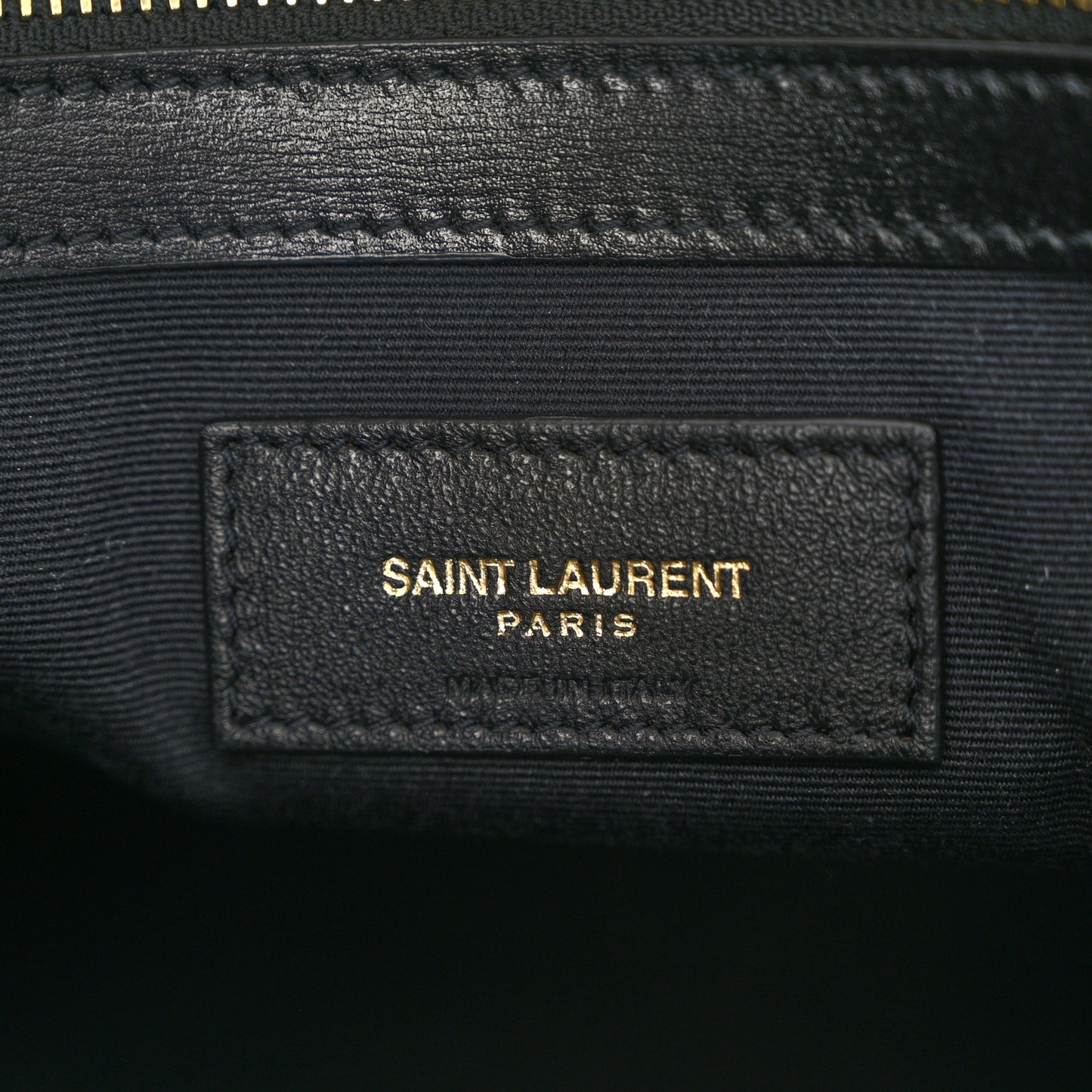 Calfskin Small Manhattan Shopper Tote Black