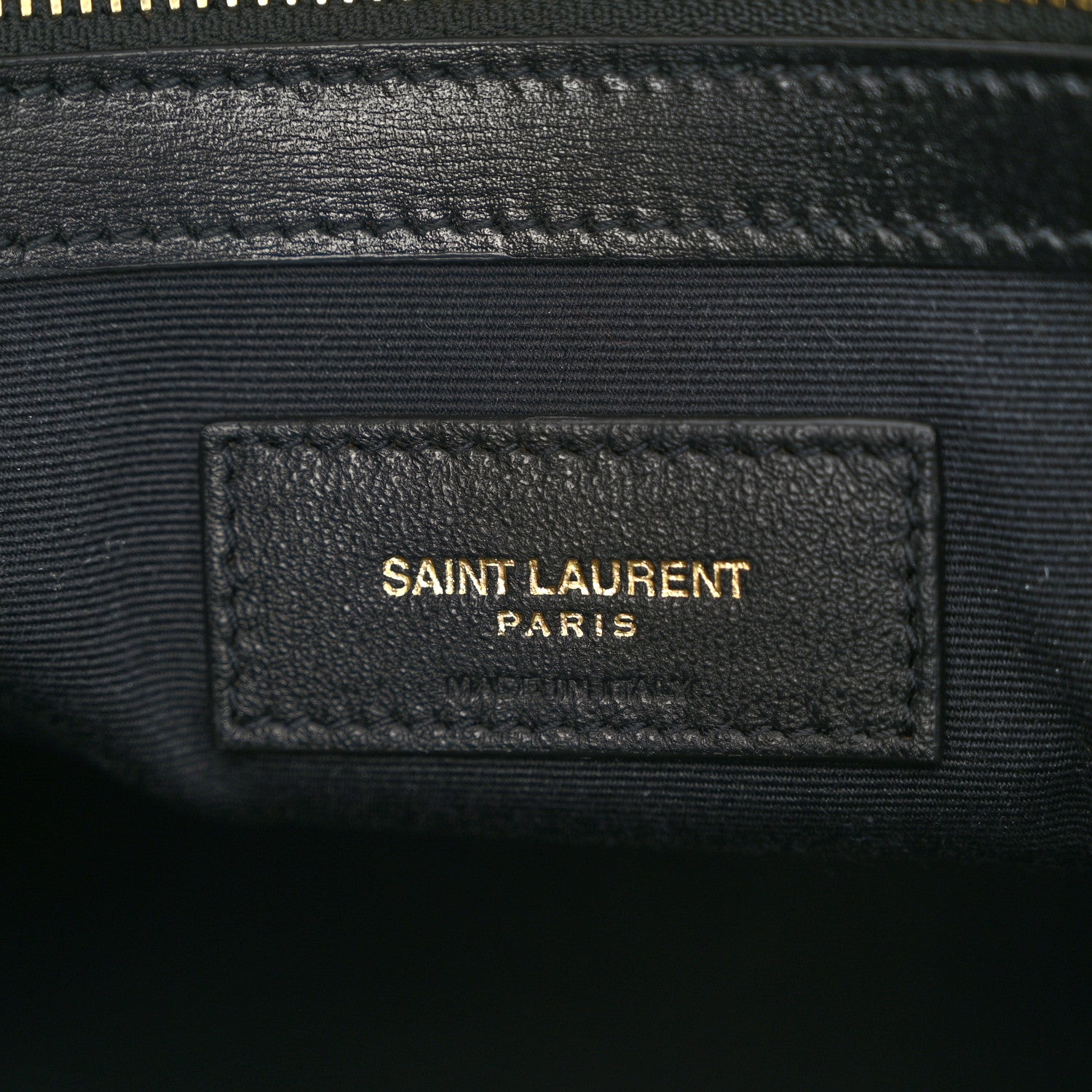 Saint Laurent Calfskin Small Manhattan Shopper Tote Black 6 of 11