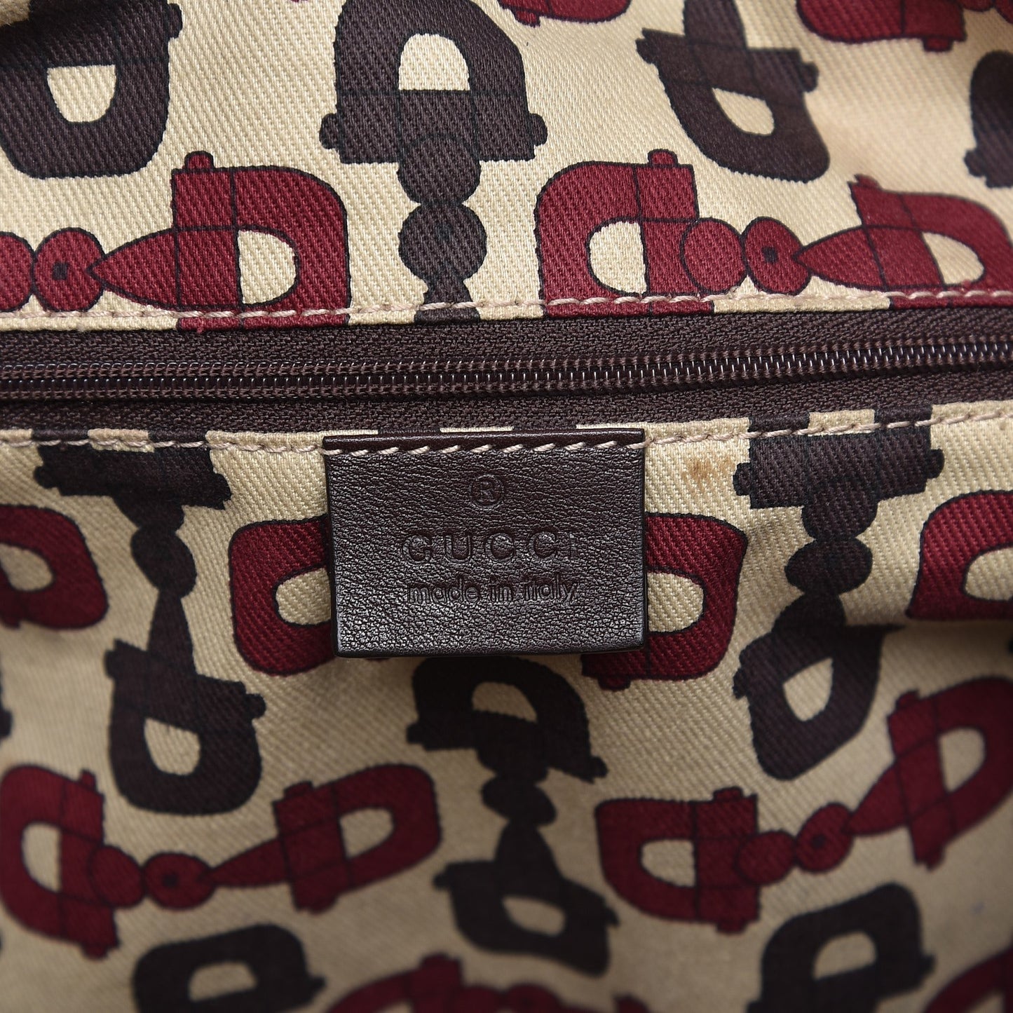 Guccissima Medium Sukey Tote Chocolate