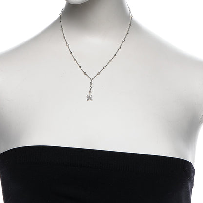 Tiffany Platinum Pearl Diamond Victoria Drop Necklace 2 of 6