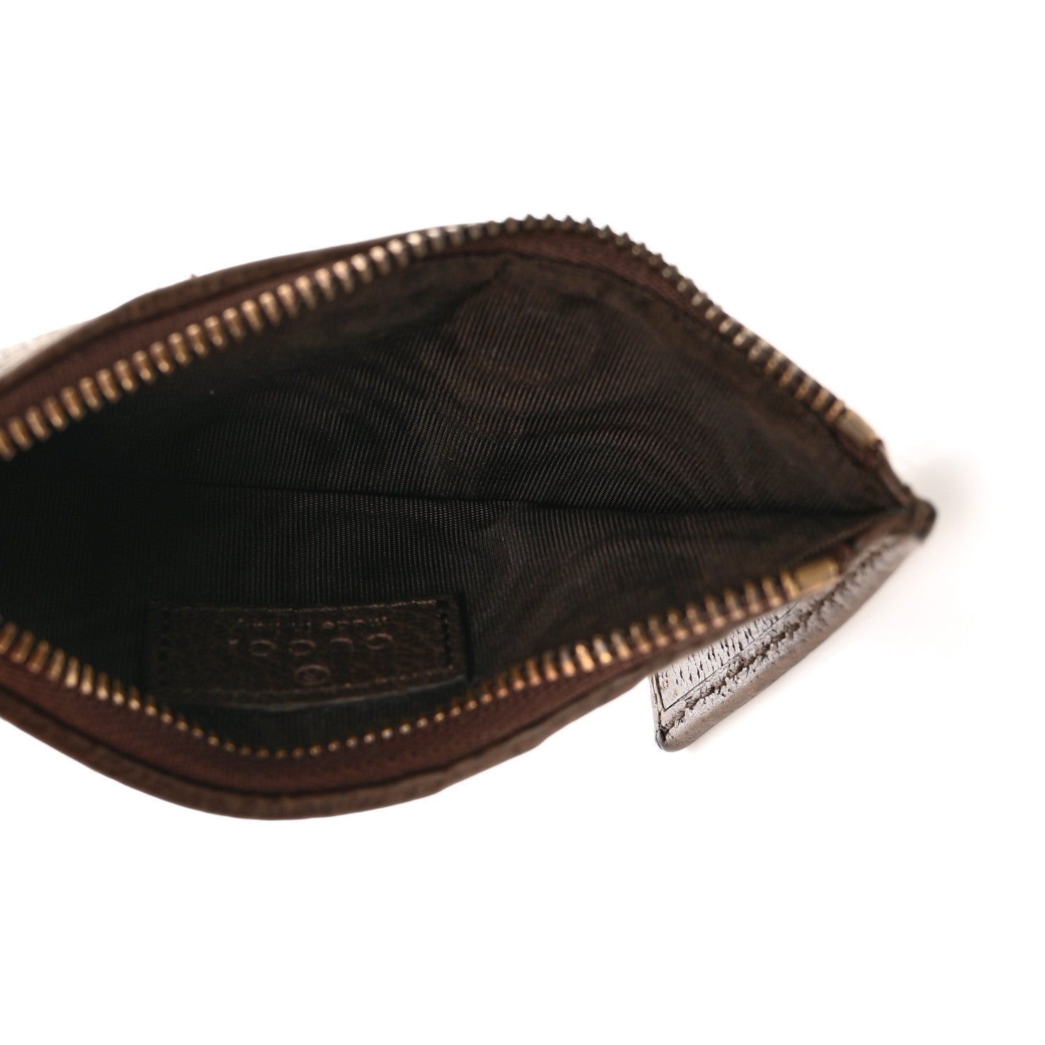 Gucci GG Supreme Monogram Web Ophidia Coin Case Brown 5 of 7