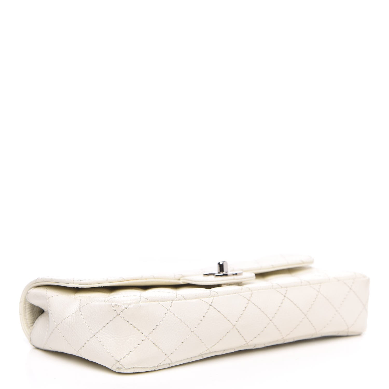 Chanel Caviar Quilted East West Flap White 4 of 14