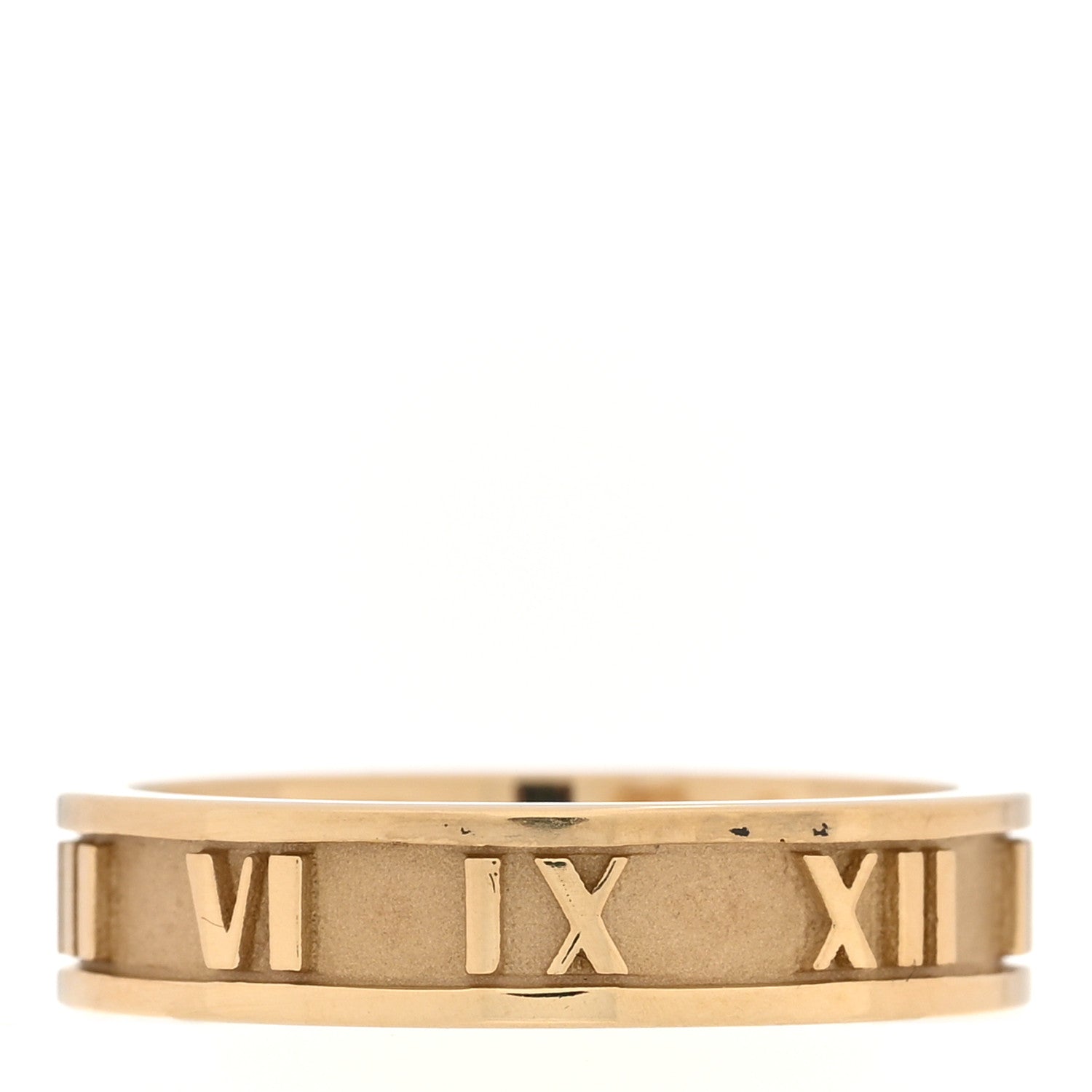 Tiffany 18K Yellow Gold Atlas Ring 49 5 1 of 4