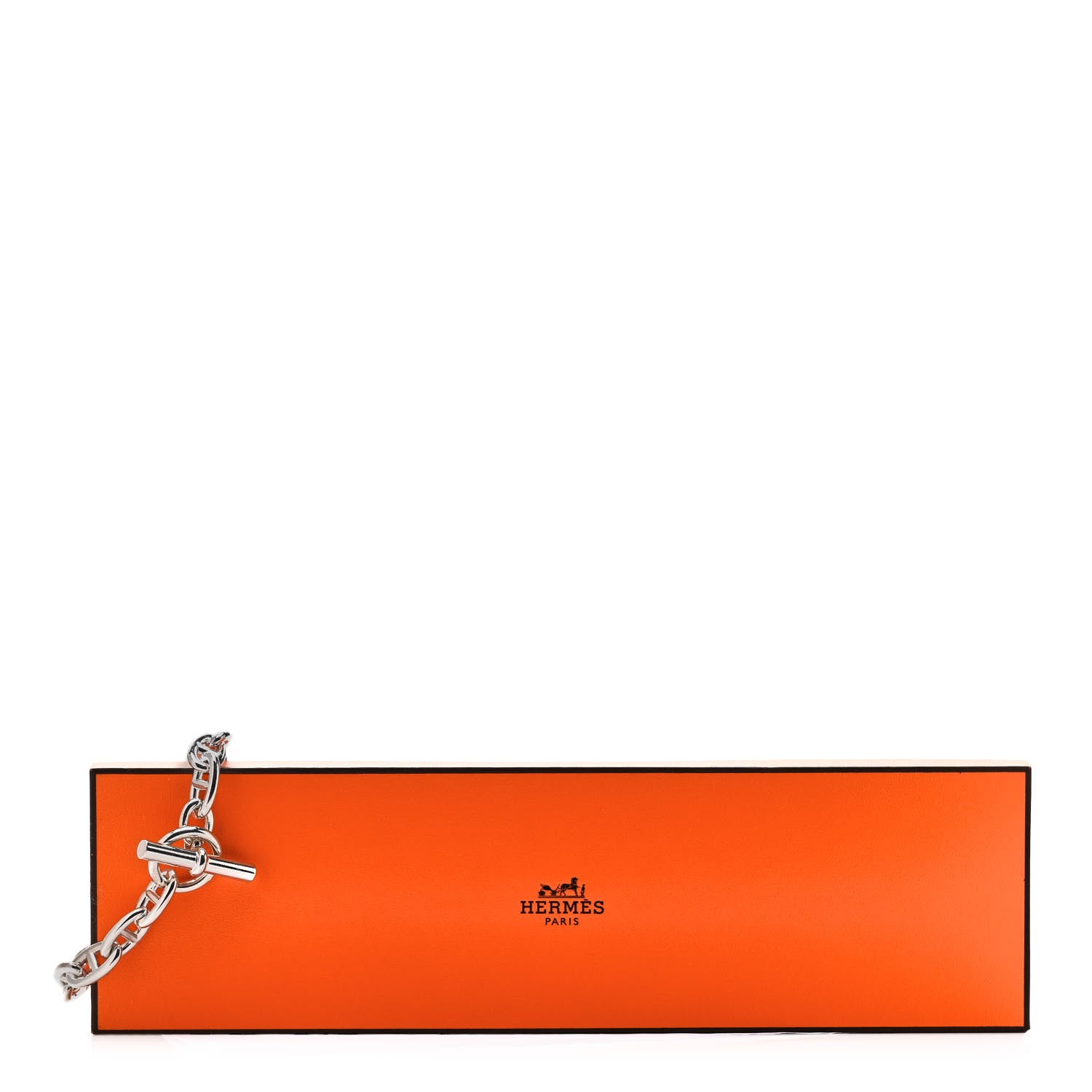 Hermes Sterling Silver GM Chaine d'Ancre Bracelet 4 of 4