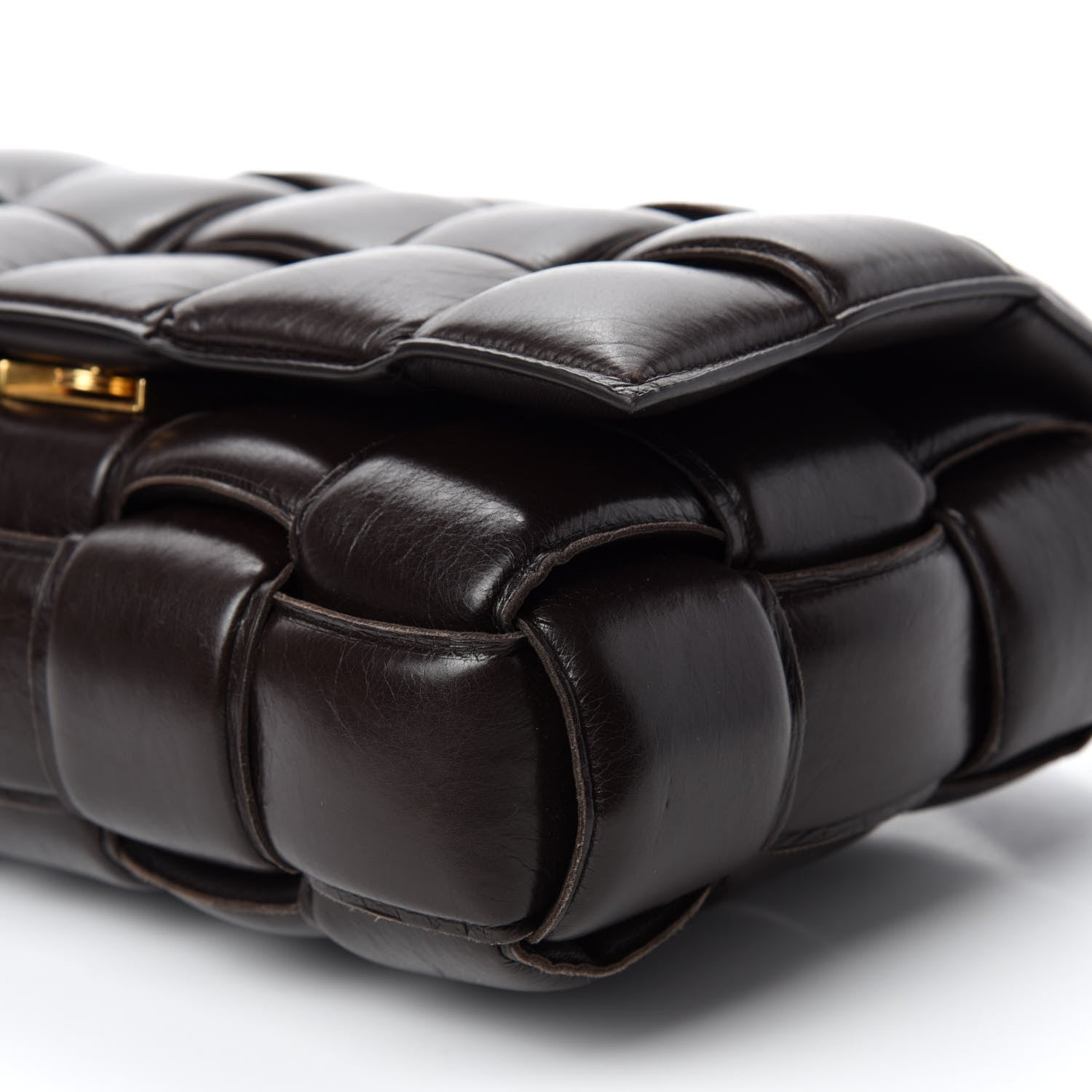 Bottega Veneta Paper Calfskin Maxi Intreccio Padded Cassette Crossbody Bag Fondant 7 of 10