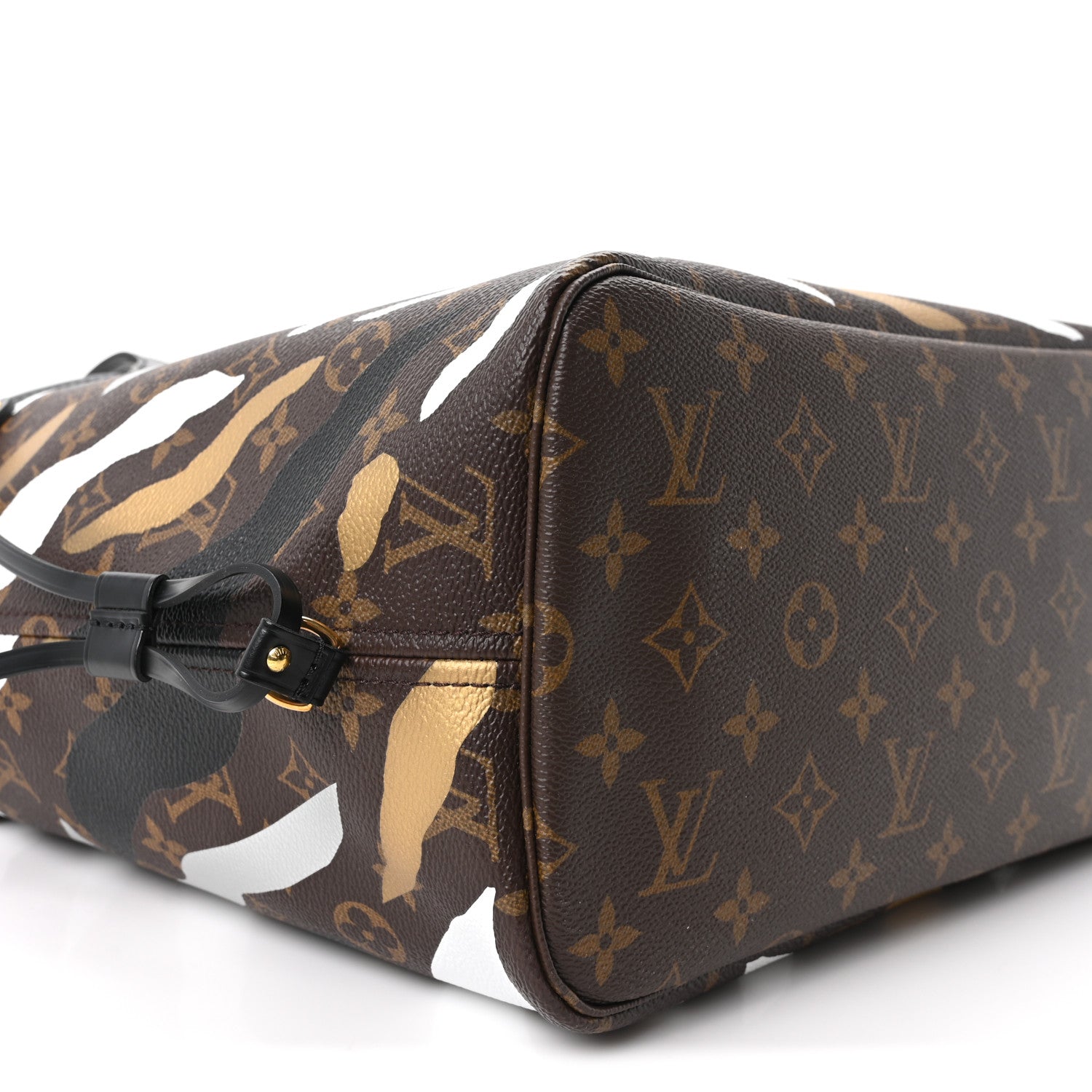 Louis Vuitton X LOL Monogram Neverfull MM Gold Silver 9 of 10