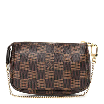 Louis Vuitton Damier Ebene Mini Pochette Accessories 1 of 7