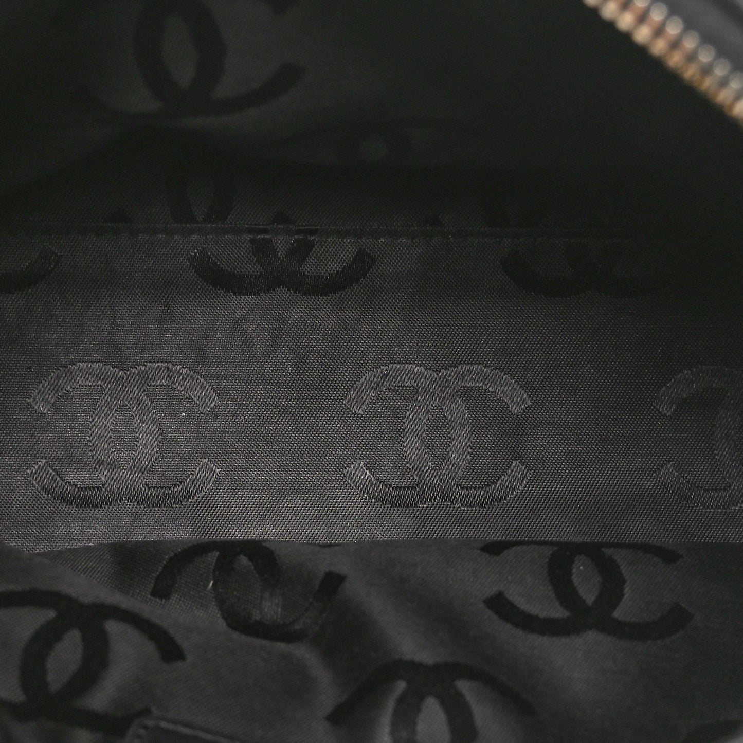 Calfskin CC Stitched Small Hobo Black