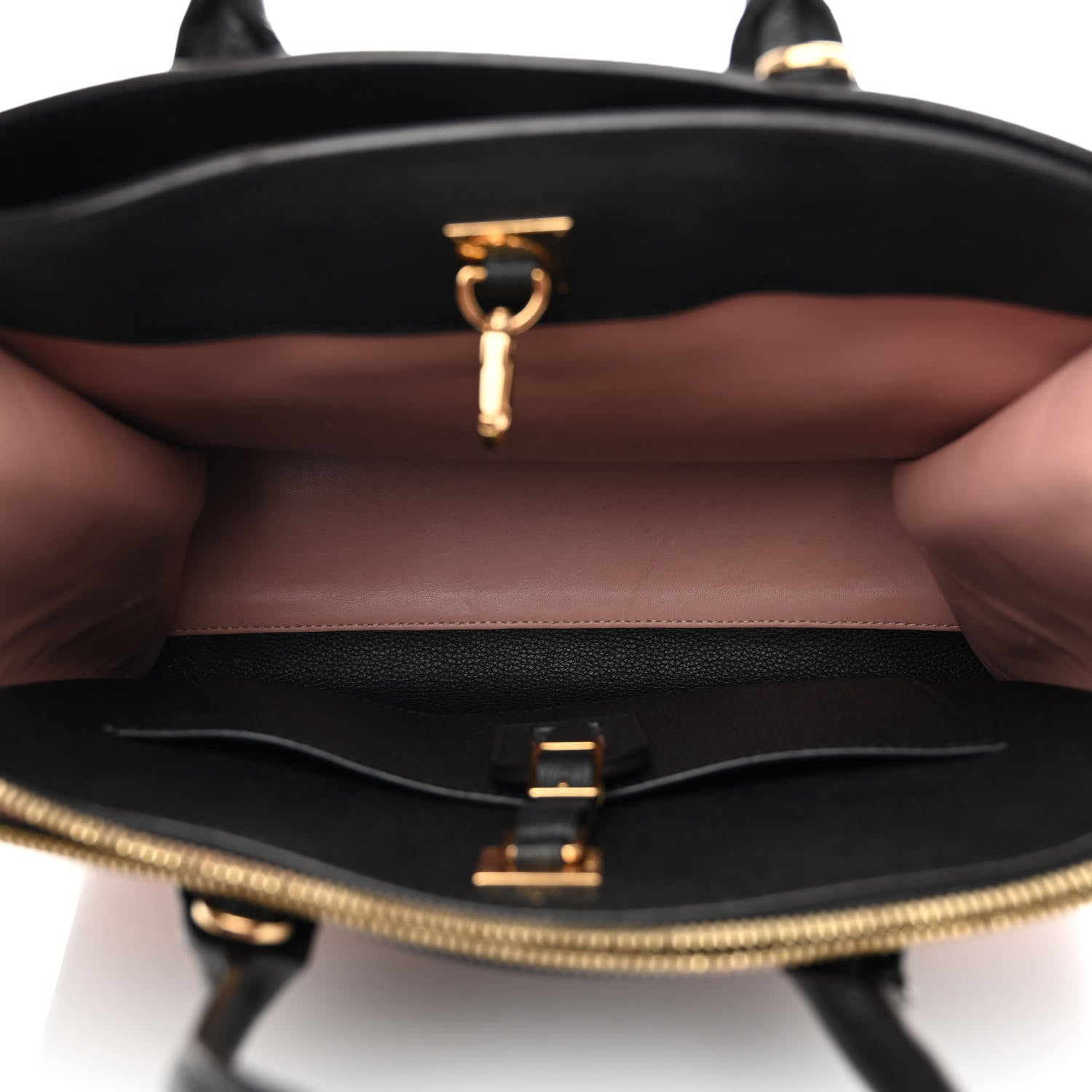 Louis Vuitton Calfskin City Steamer MM Magnolia Black 5 of 11