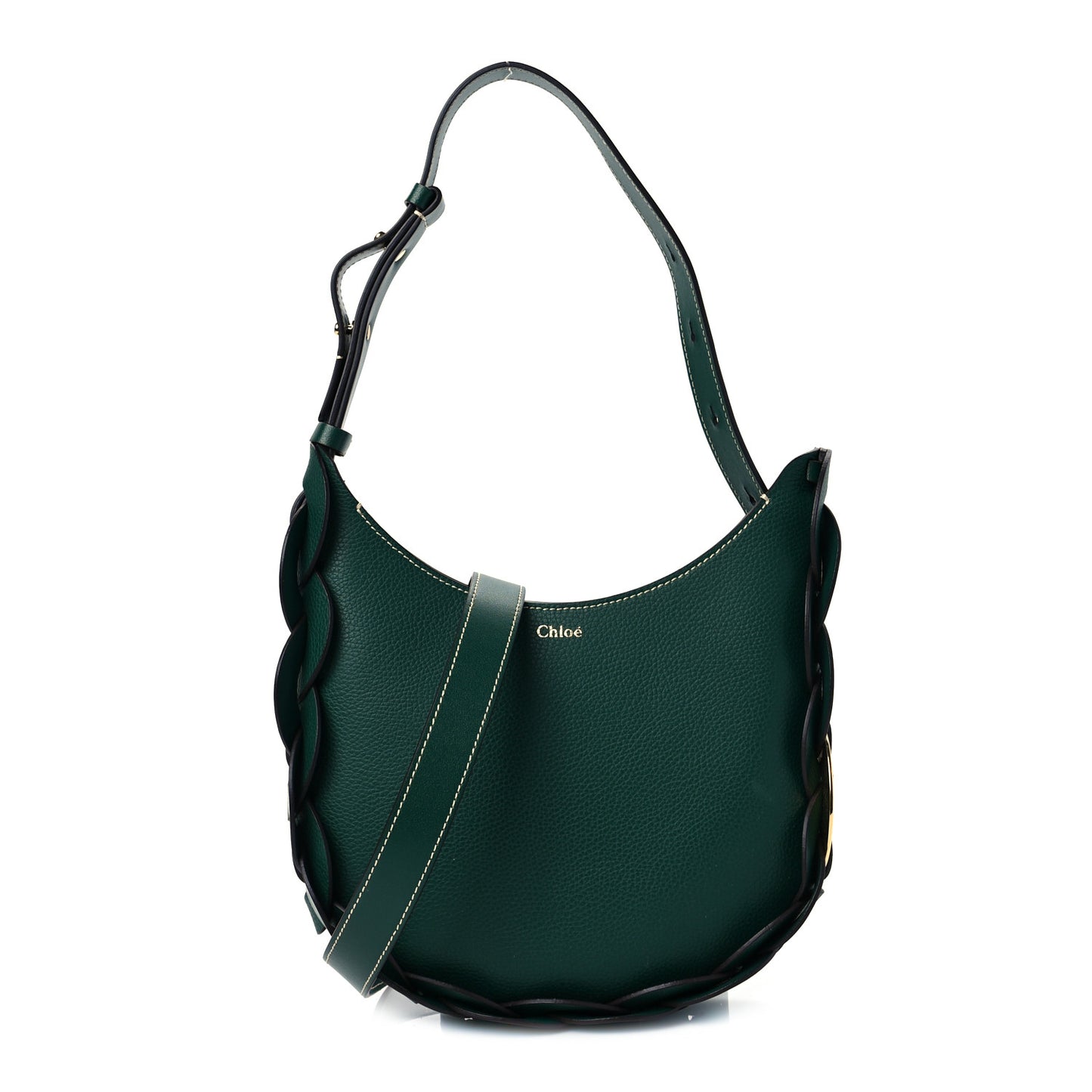 Small Grain Smooth Calfskin Small Darryl Hobo Rain Forest