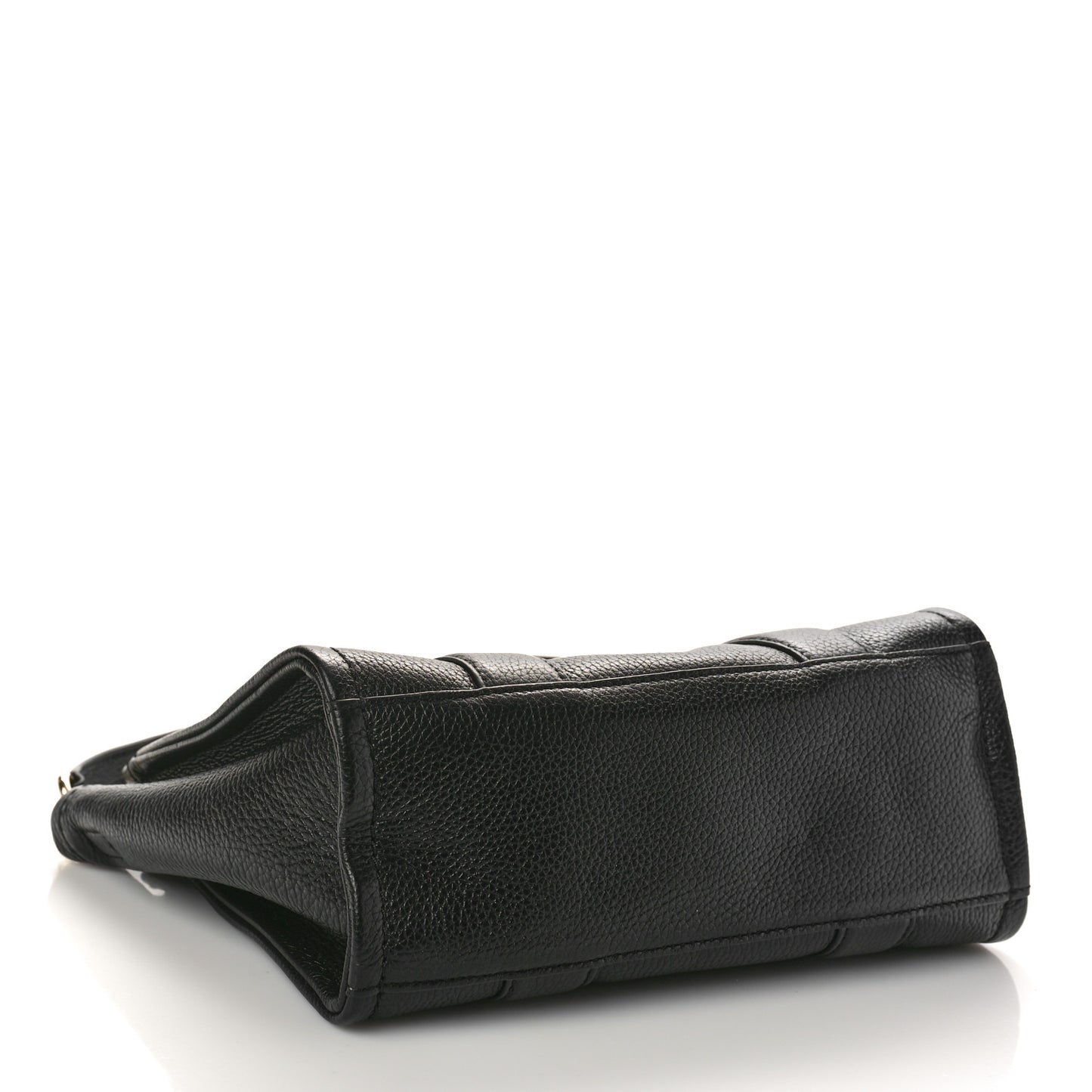 Grained Calfskin Small The Tote Bag Black