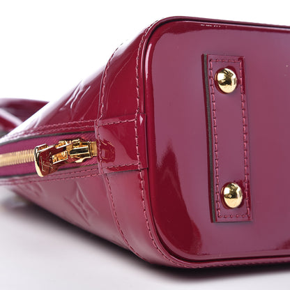 Louis Vuitton Vernis Alma BB Magenta 8 of 9