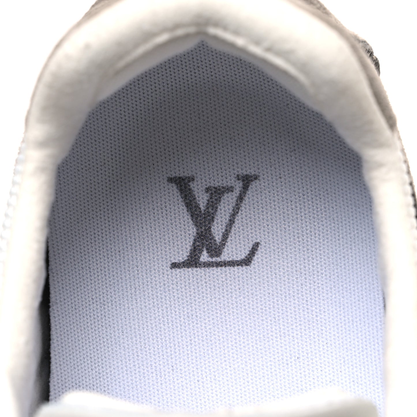 Suede Calfskin Mesh Rally Sneakers 8.5 Grey White