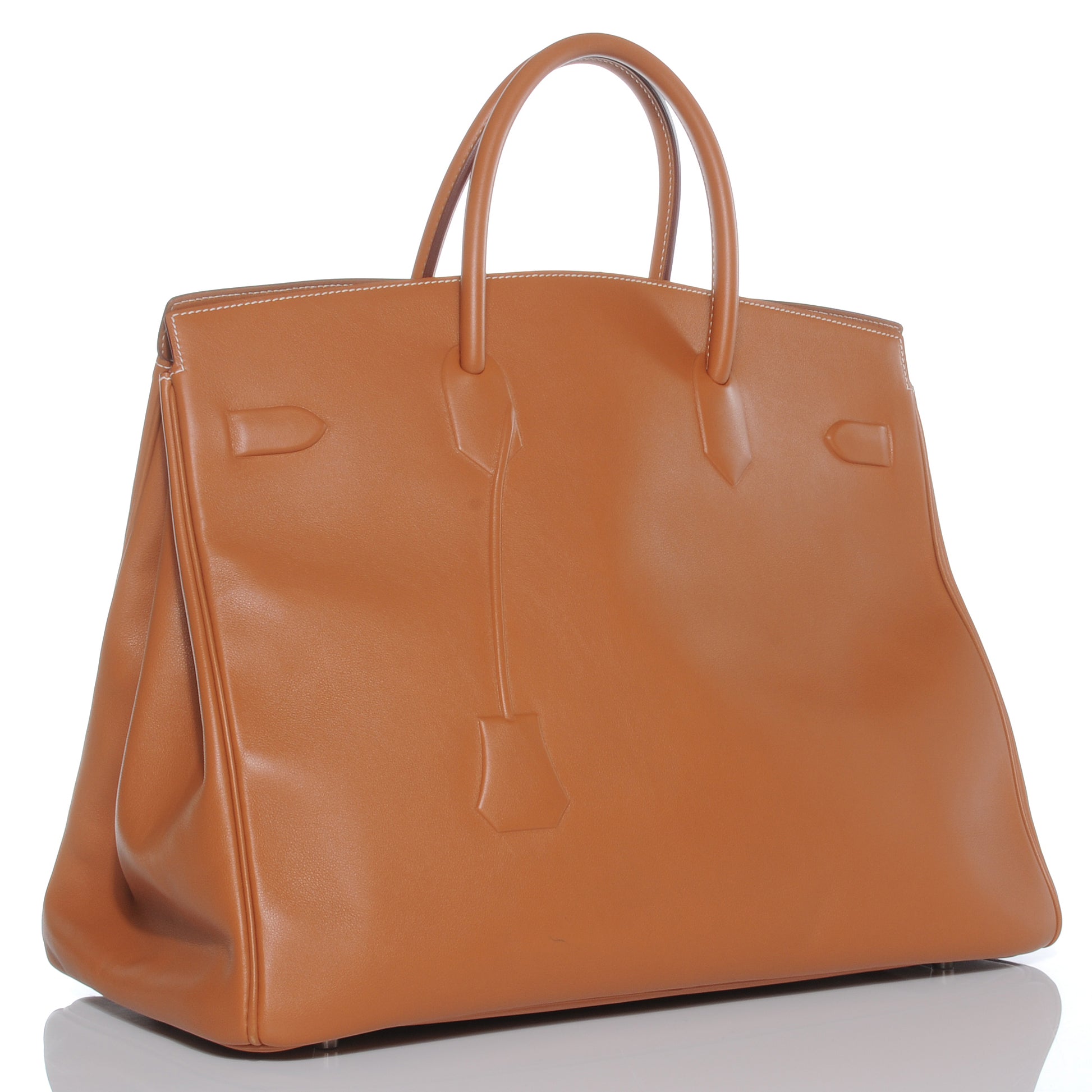 Hermes Swift Shadow Birkin 40 Gold 3 of 9