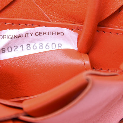 Bottega Veneta Nappa Intrecciato Mini Pouch Crossbody Orange 9 of 12