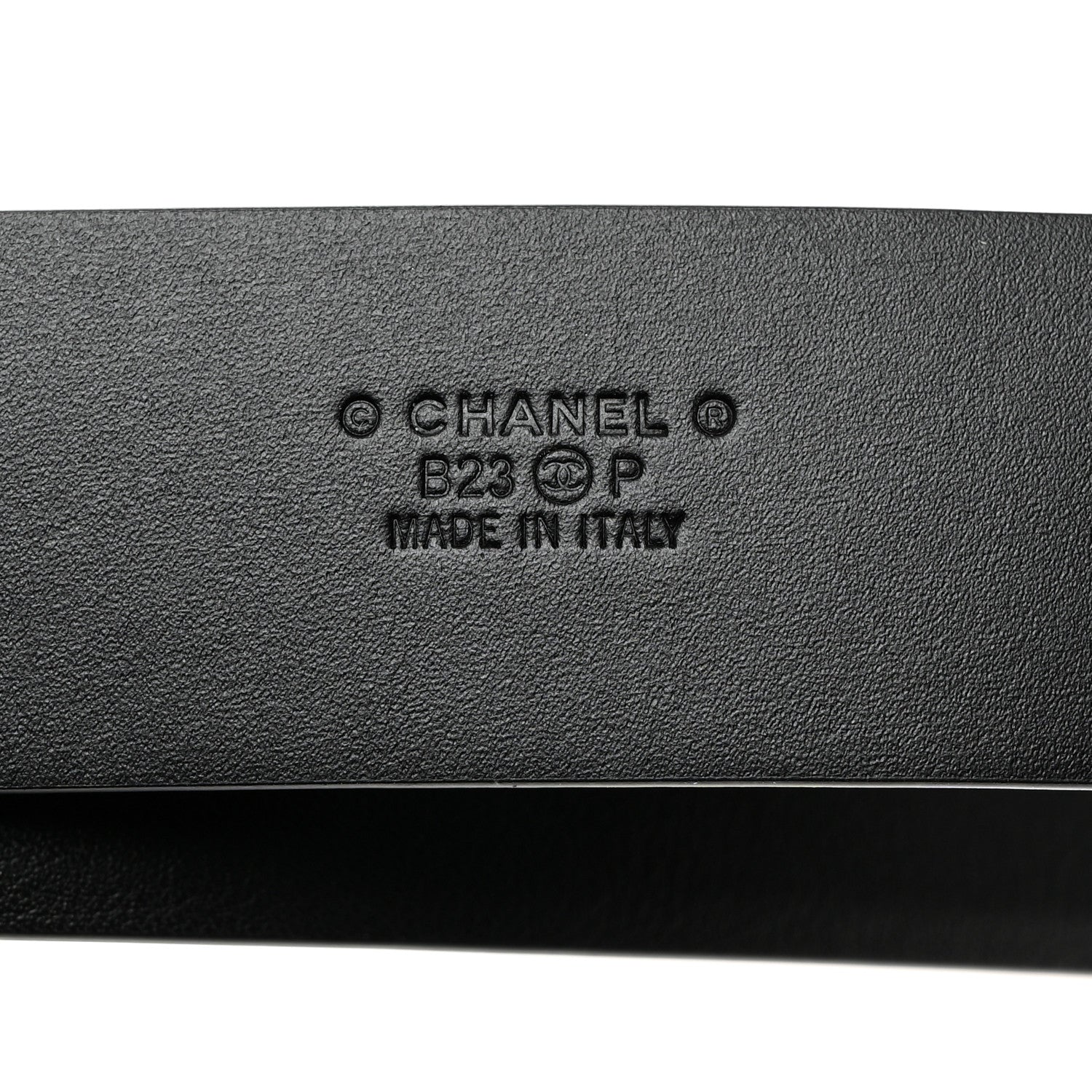 Chanel Calfskin Crystal CC Belt 80/32 Black 3 of 8