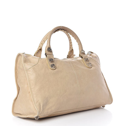 Balenciaga Agneau Giant 21 Silver Hardware Work Sahara 3 of 23
