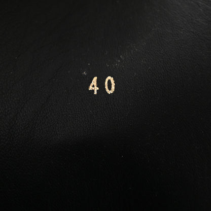 Fendi Vitello Abrasivato Fendigraphy 50mm Biker Boots 40 Black 8 of 9