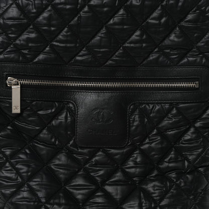 Chanel Nylon Quilted Coco Cocoon Backpack Black 8 of 11