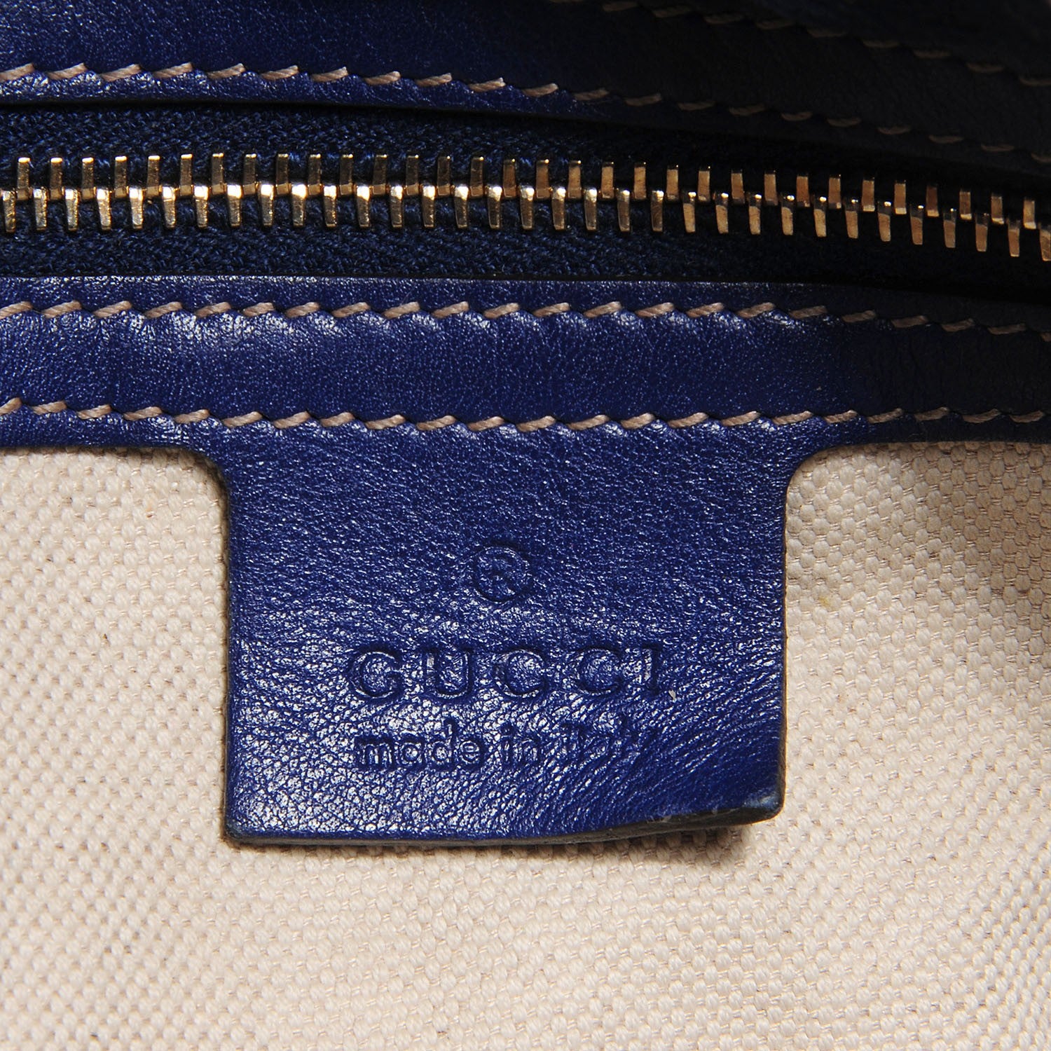 Gucci GG Plus Monogram Medium Boston USA Flag Unicef Duffle Blue 5 of 9