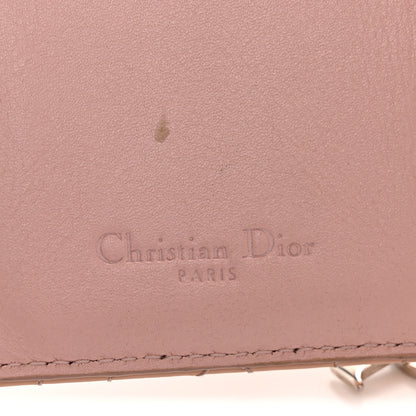 Christian Dior Patent Cannage Lady Dior Eden Wallet Rose Clair 6 of 11