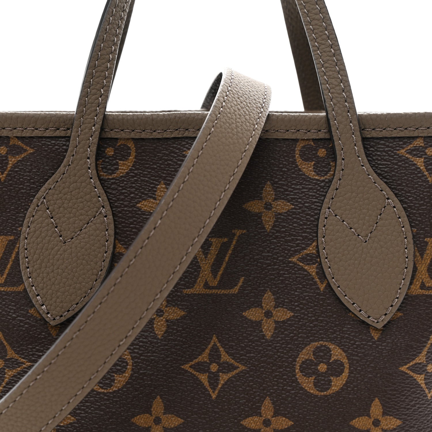 Louis Vuitton Monogram Neverfull Inside Out Bandouliere BB Dark Fango 13 of 19