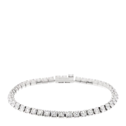 Cartier 18K White Gold Diamond 6.60ctw Lignes Essentielles Bracelet 1 of 5