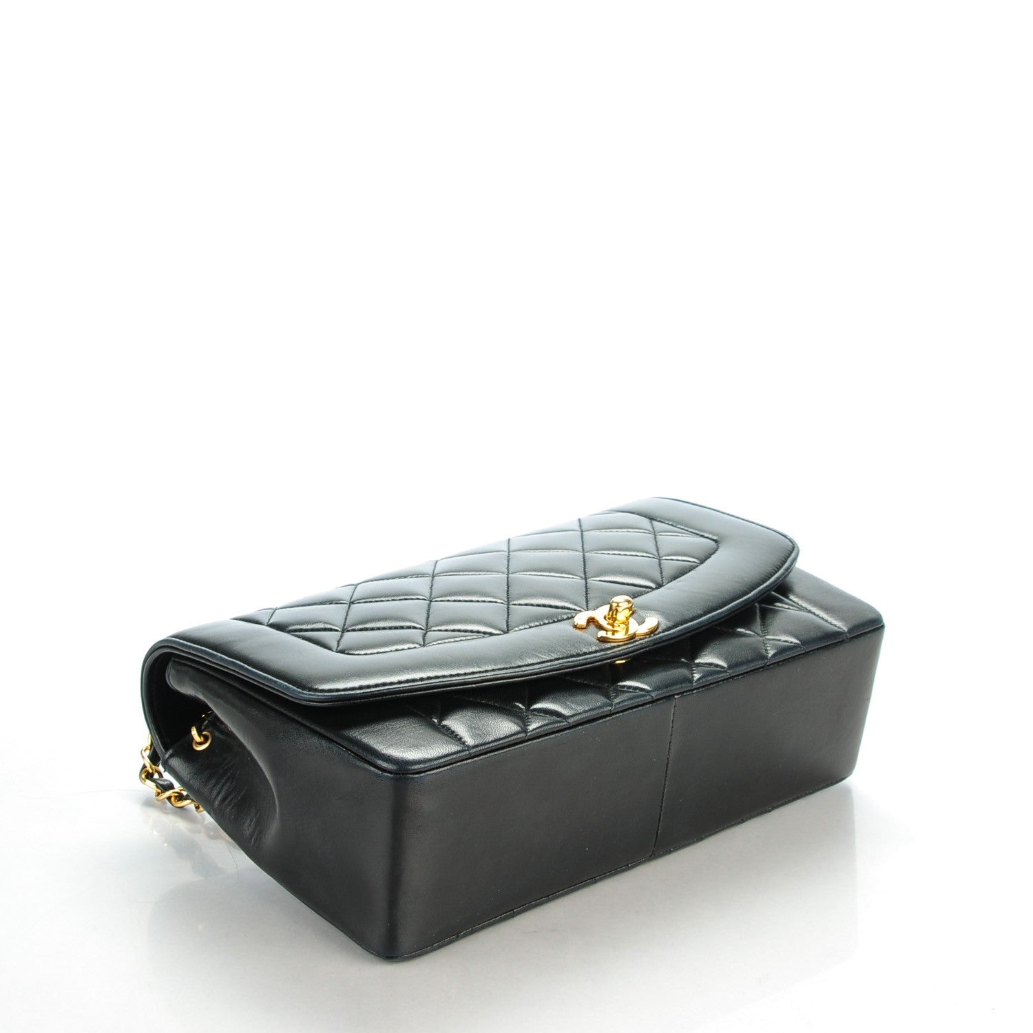 Chanel Lambskin Quilted Medium Single Flap Black 4 of 9