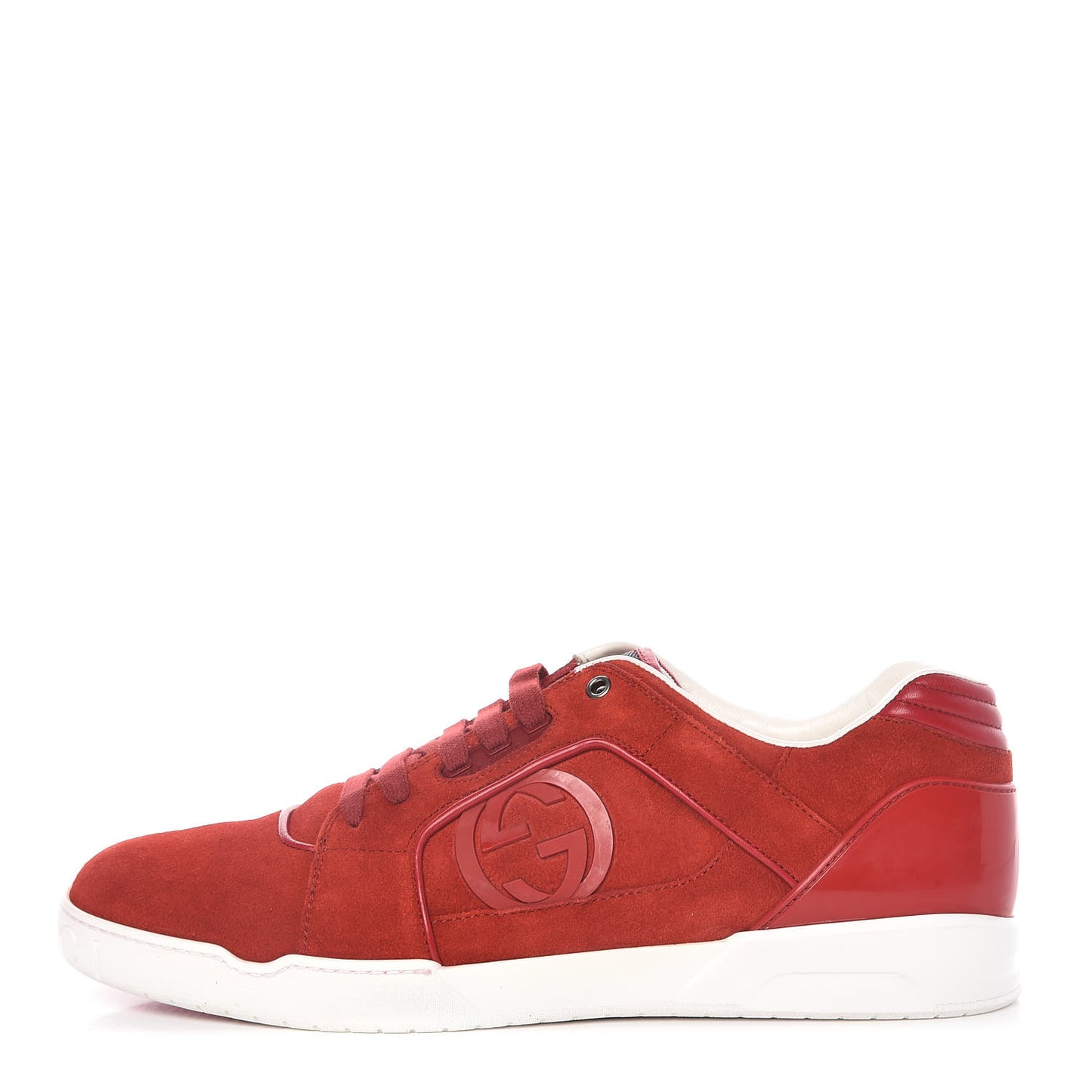 Nappa Moorea Mens Prince Interlocking G Sneakers 14.5 Rosso