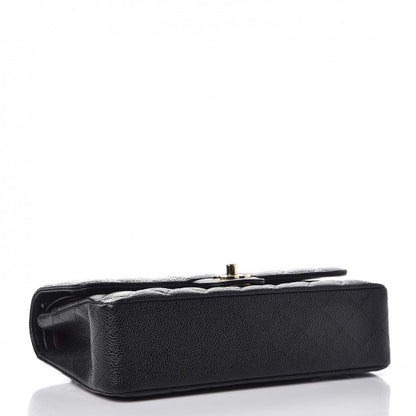 Chanel Caviar Quilted Medium Double Flap Black 4 of 7