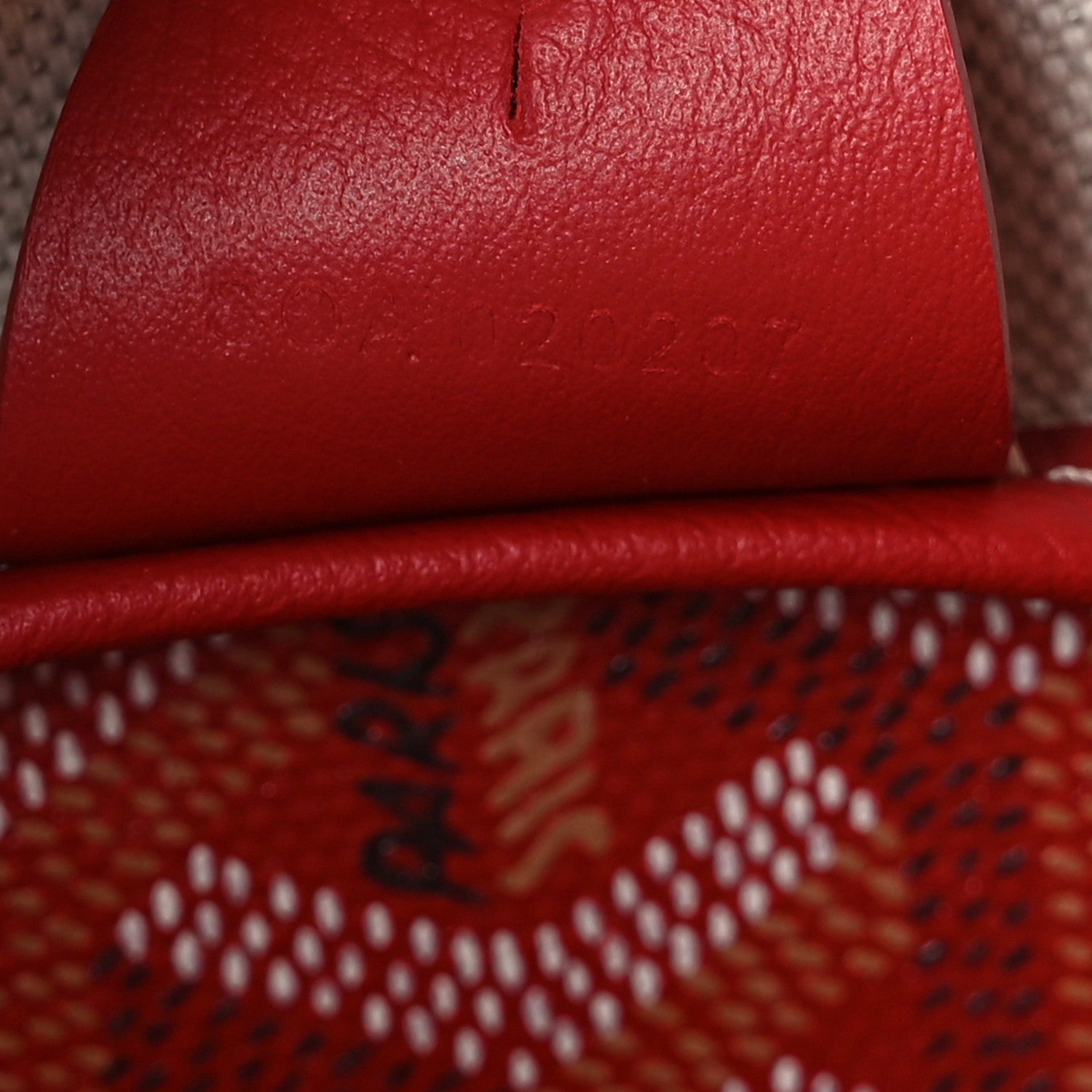 Goyard Goyardine Artois PM Red 7 of 9