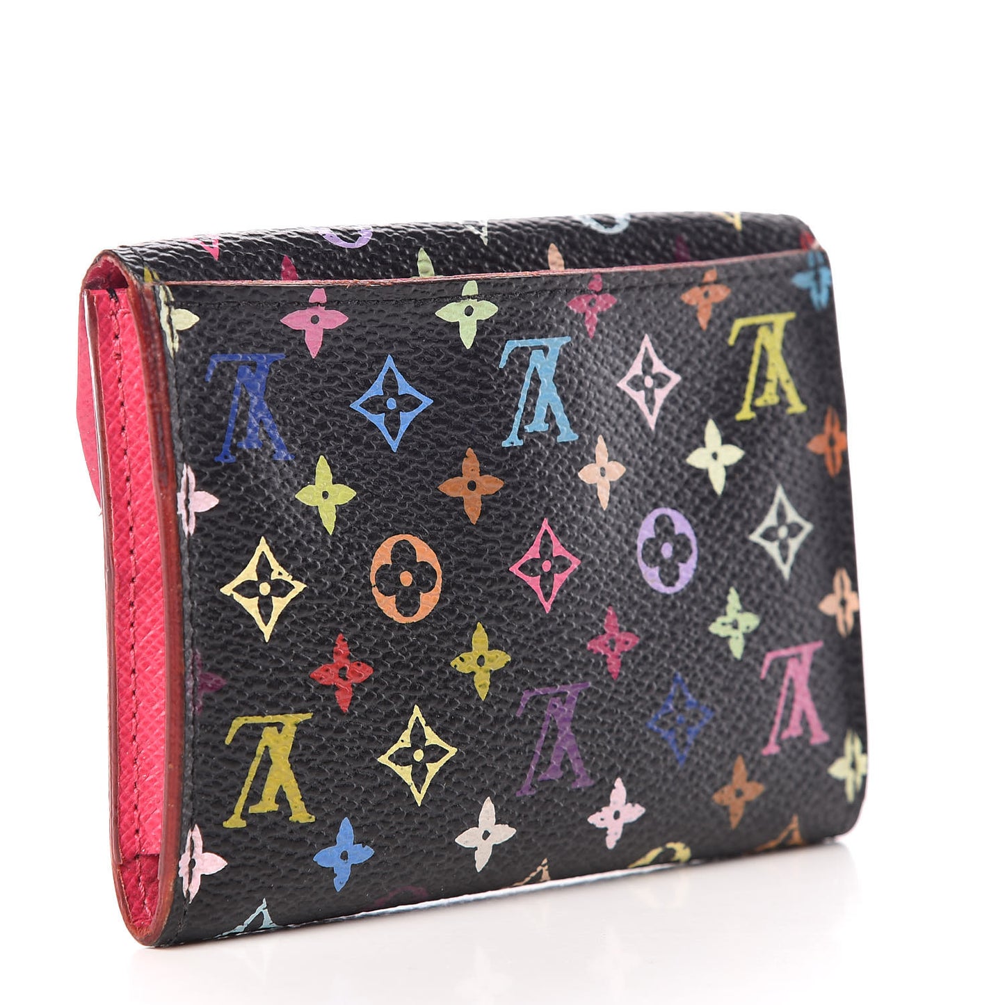 Monogram Multicolor Business Card Holder Black Grenade