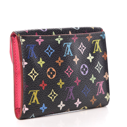 Louis Vuitton Monogram Multicolor Business Card Holder Black Grenade 3 of 11