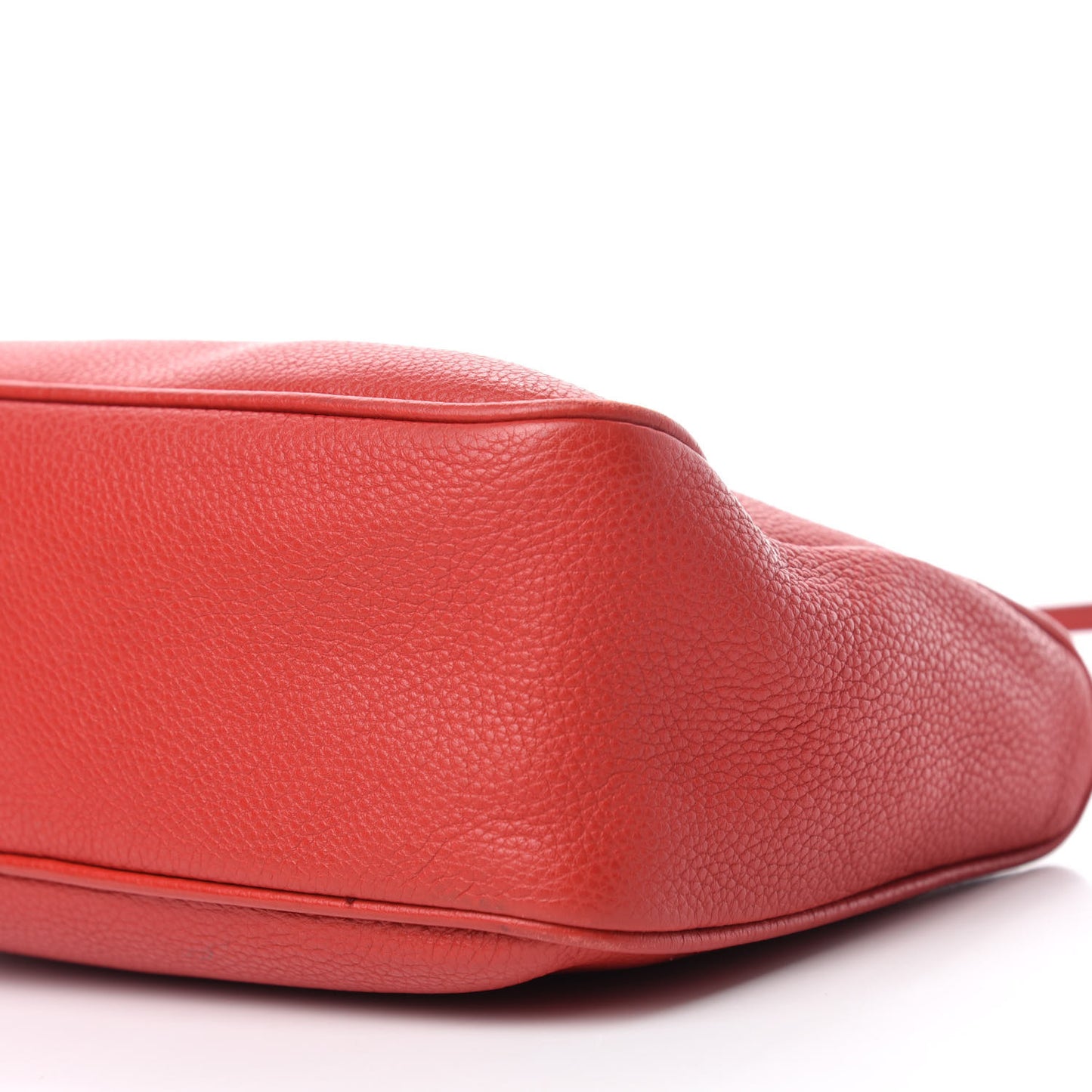 Vitello Daino Pochette Bag Fuoco