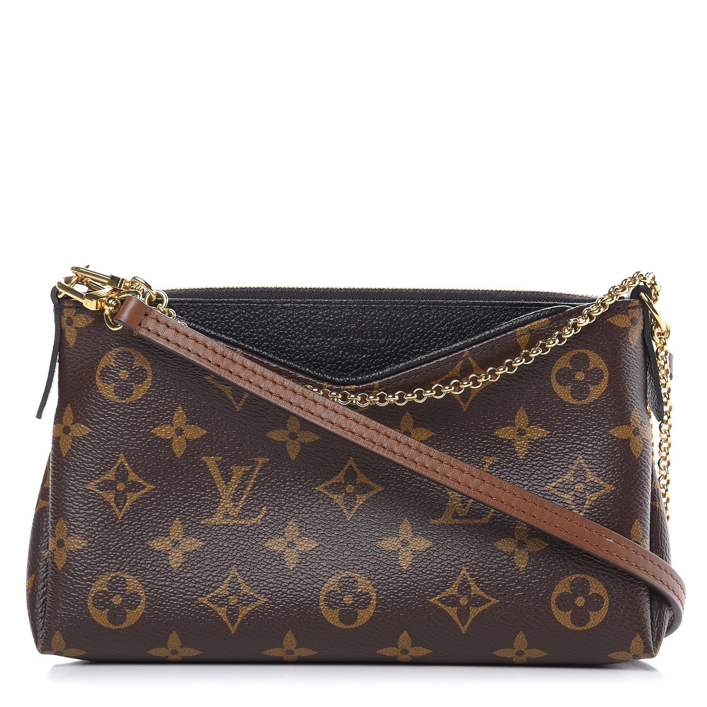 Monogram Pallas Clutch Black