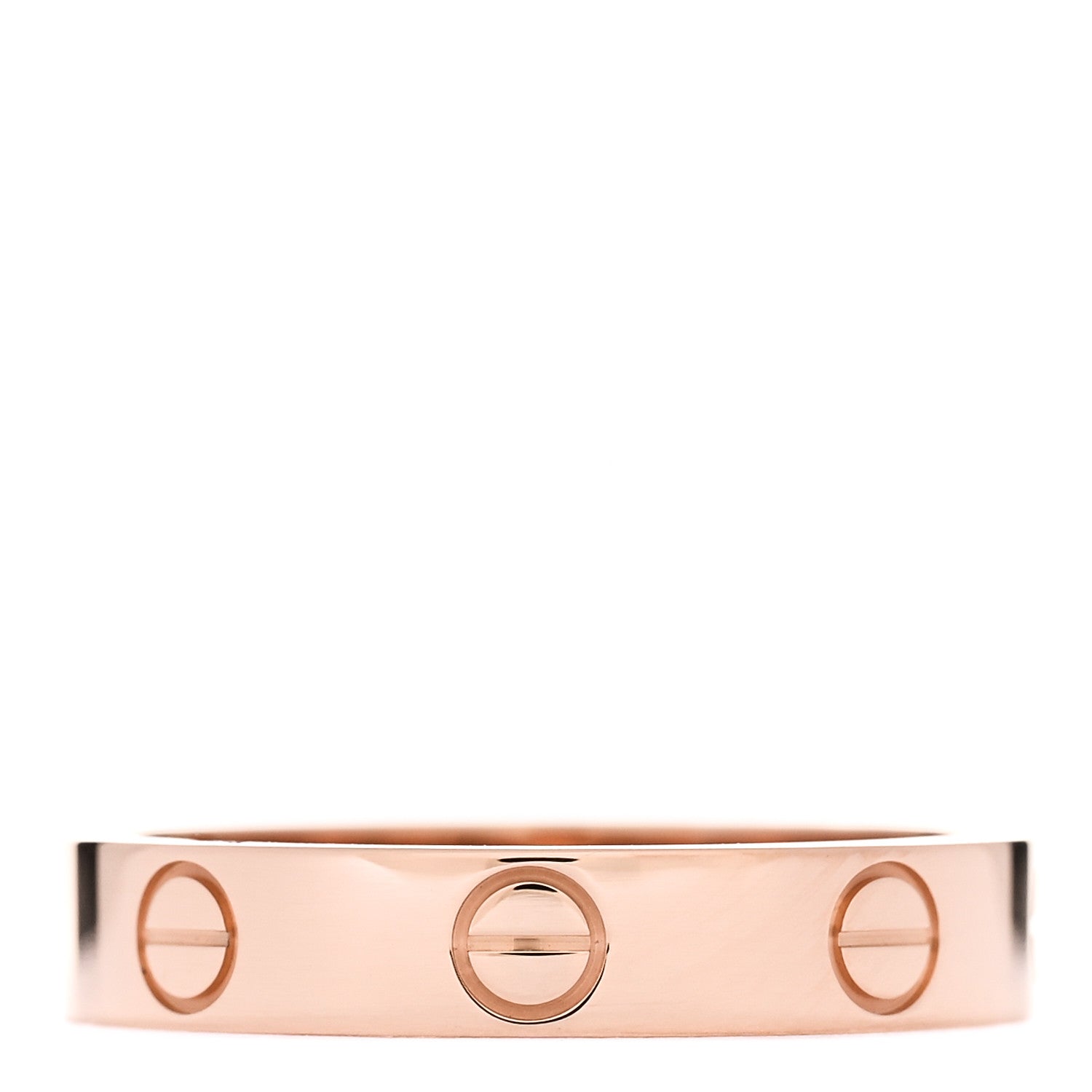 Cartier 18K Pink Gold 3.5mm LOVE Wedding Band Ring 52 6 3 of 4