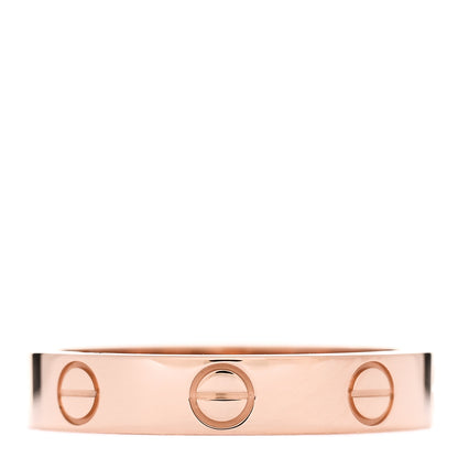 Cartier 18K Pink Gold 3.5mm LOVE Wedding Band Ring 52 6 3 of 4