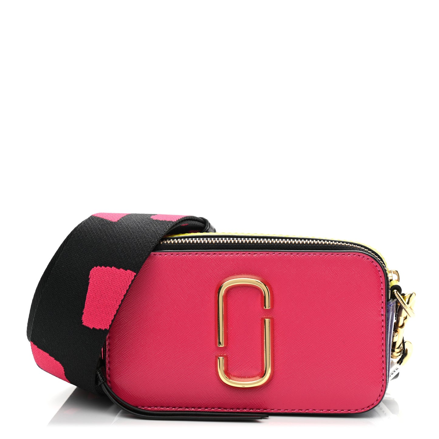 Saffiano Small Snapshot Camera Bag Hibiscus Multicolor
