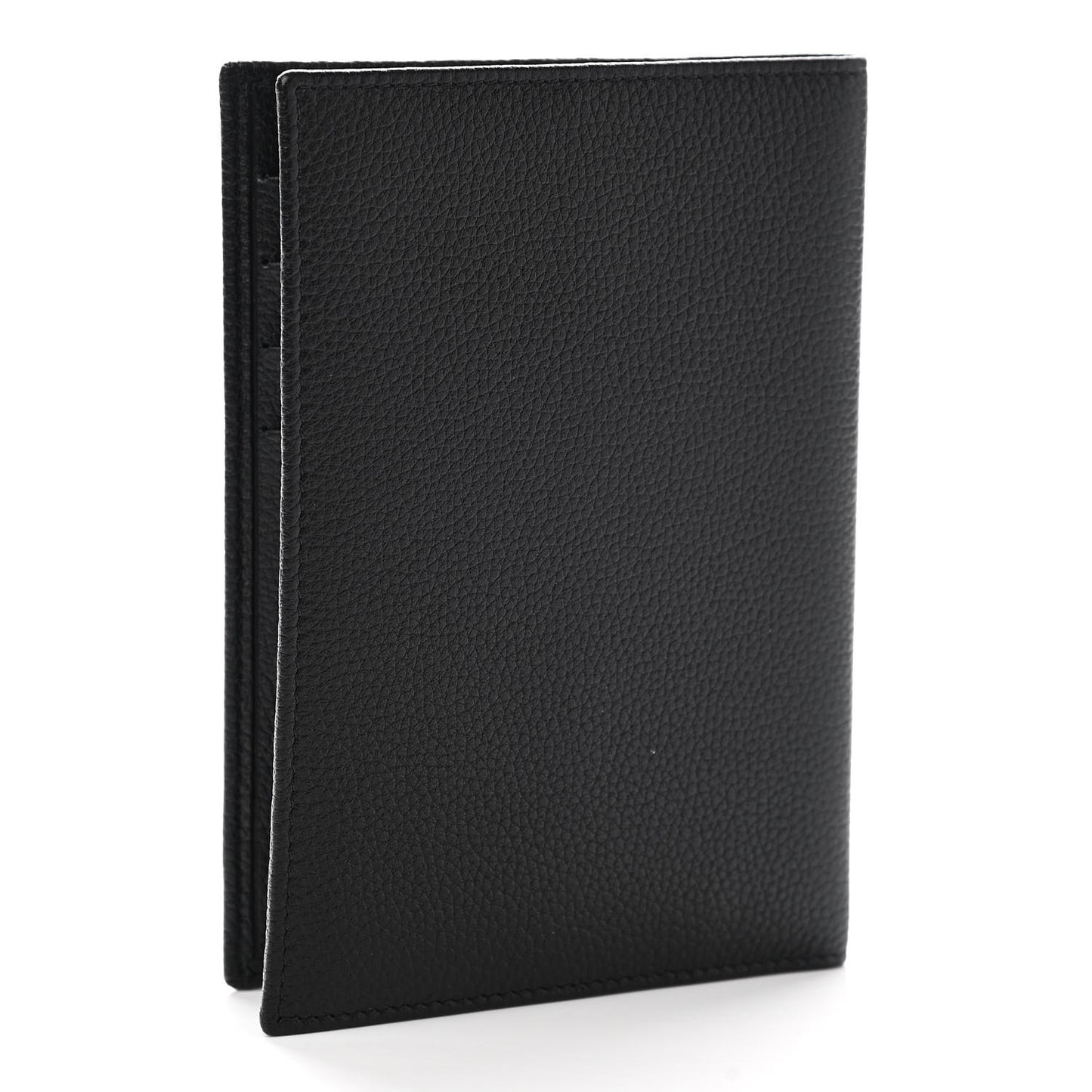 Calfskin Passport Holder Black