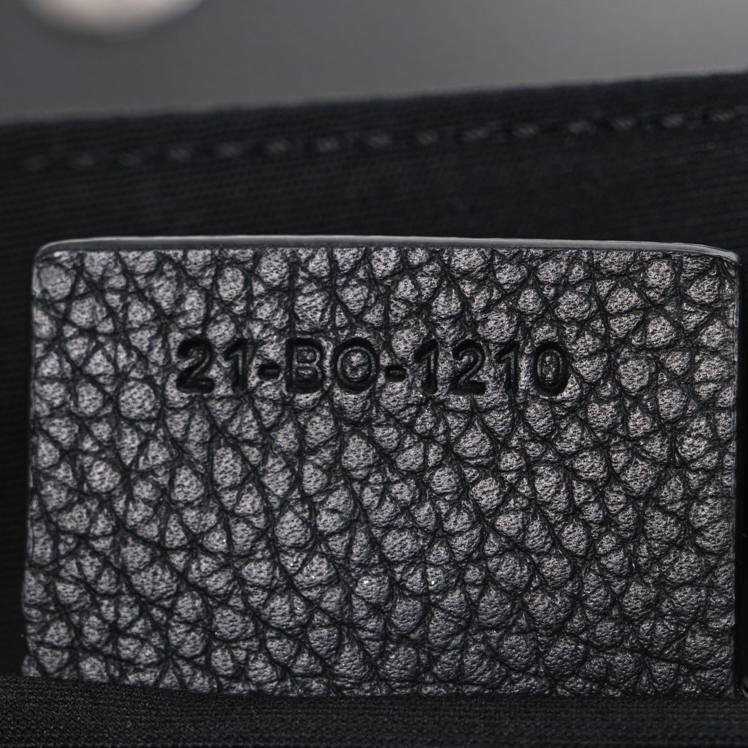 Christian Dior Grained Calfskin Saddle Messenger Bag Black 7 of 10
