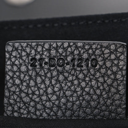 Christian Dior Grained Calfskin Saddle Messenger Bag Black 7 of 10