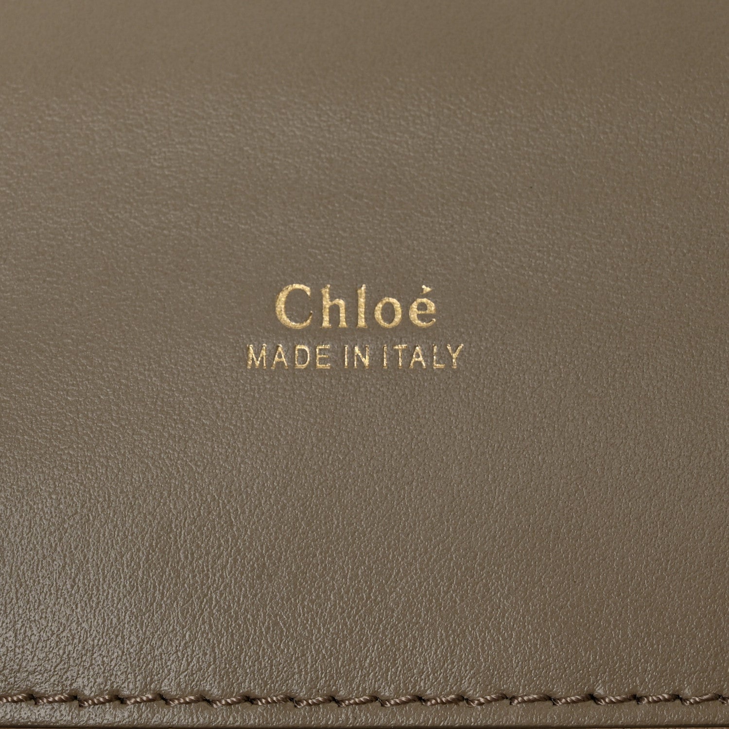 Chloe Shiny Goatskin Calfskin Aby Chain Shoulder Bag Motty Grey 6 of 13