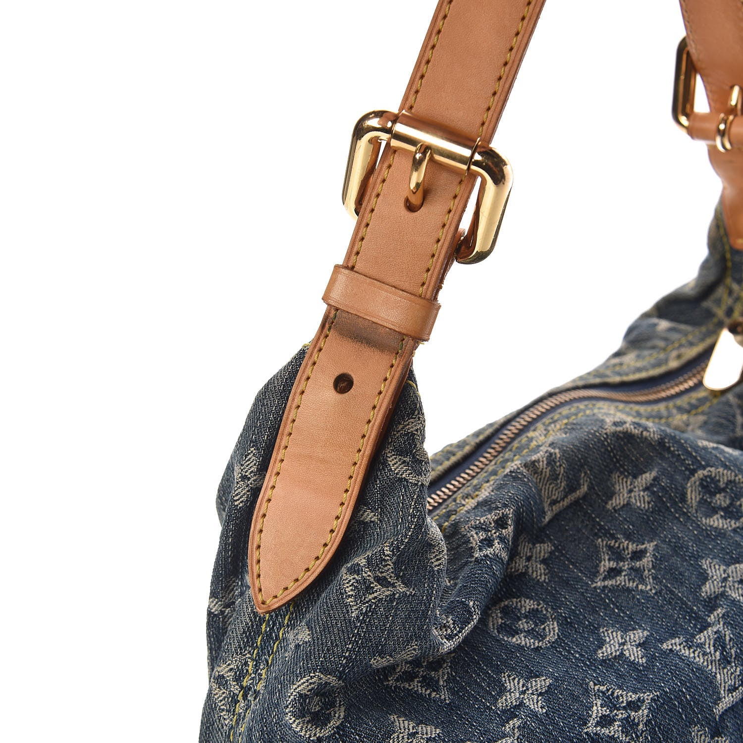 Louis Vuitton Denim Baggy GM Blue 8 of 11