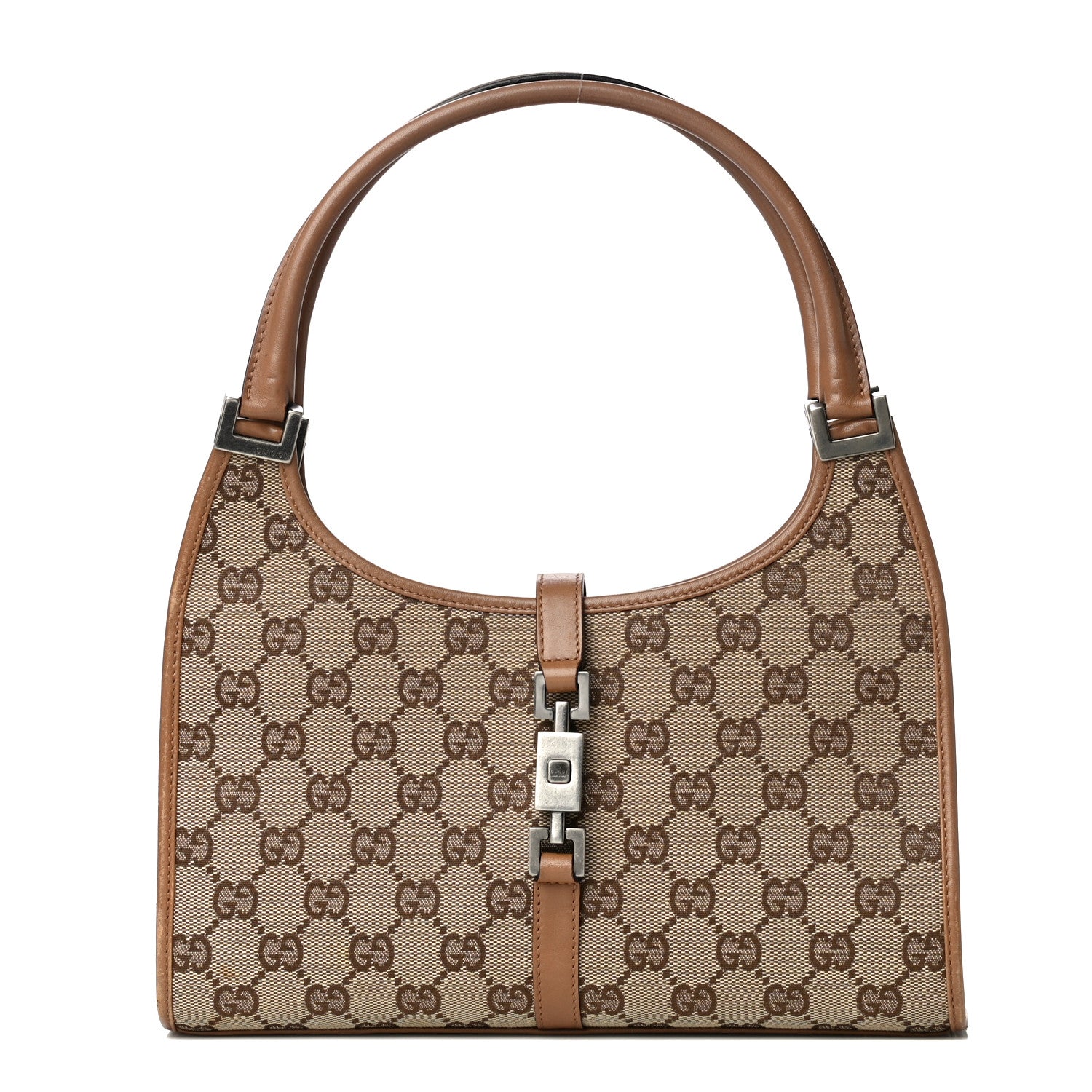 Gucci Monogram Small Bardot Bag Brown 1 of 30