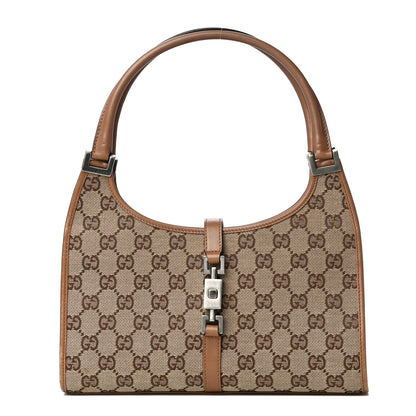 Gucci Monogram Small Bardot Bag Brown 1 of 30