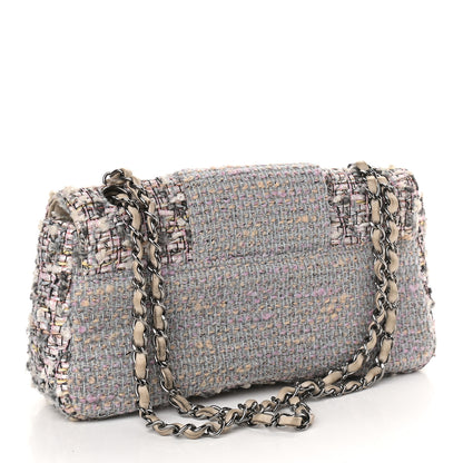 Chanel Tweed Medium Fantasy Flap Grey 3 of 11