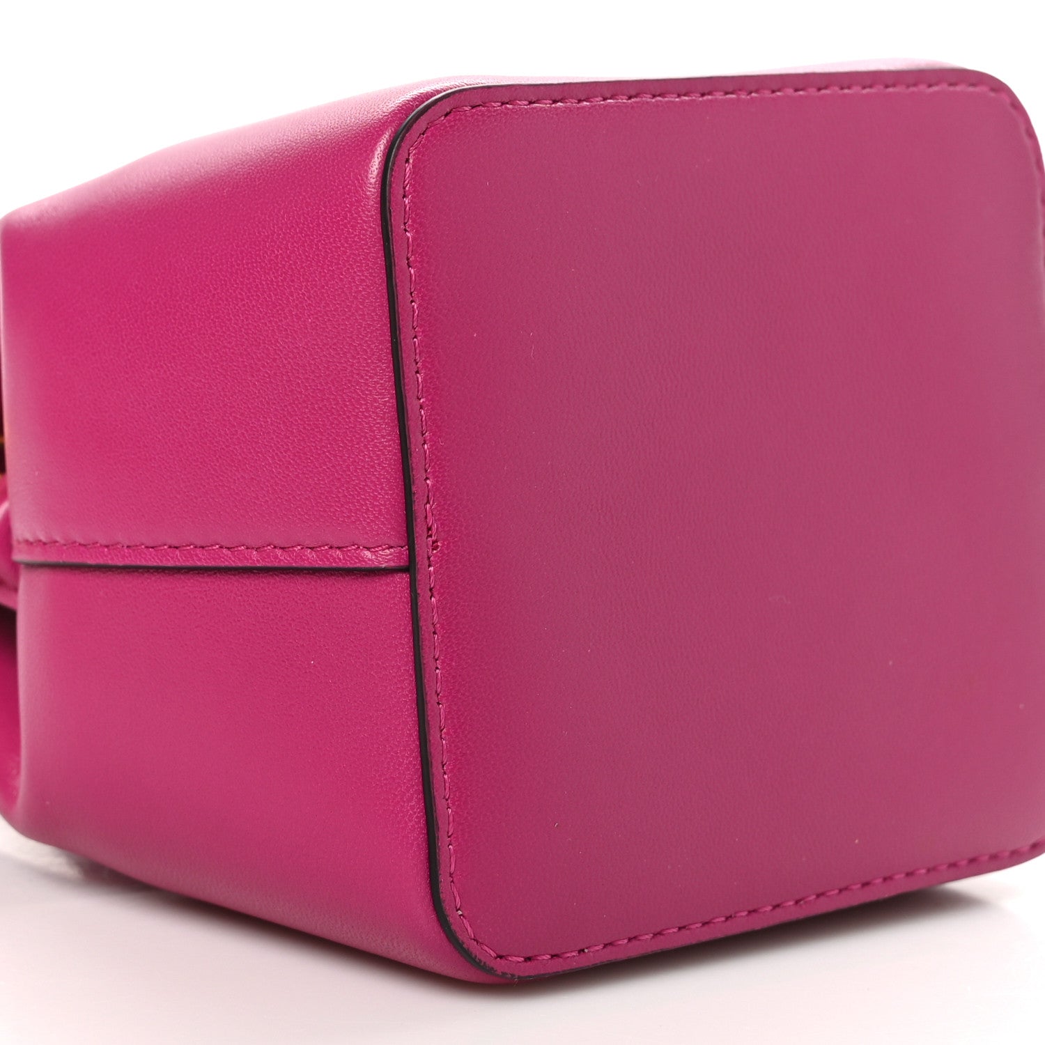 Valentino Garavani Nappa Mini Vlogo Bucket Bag Rose Violet 8 of 10